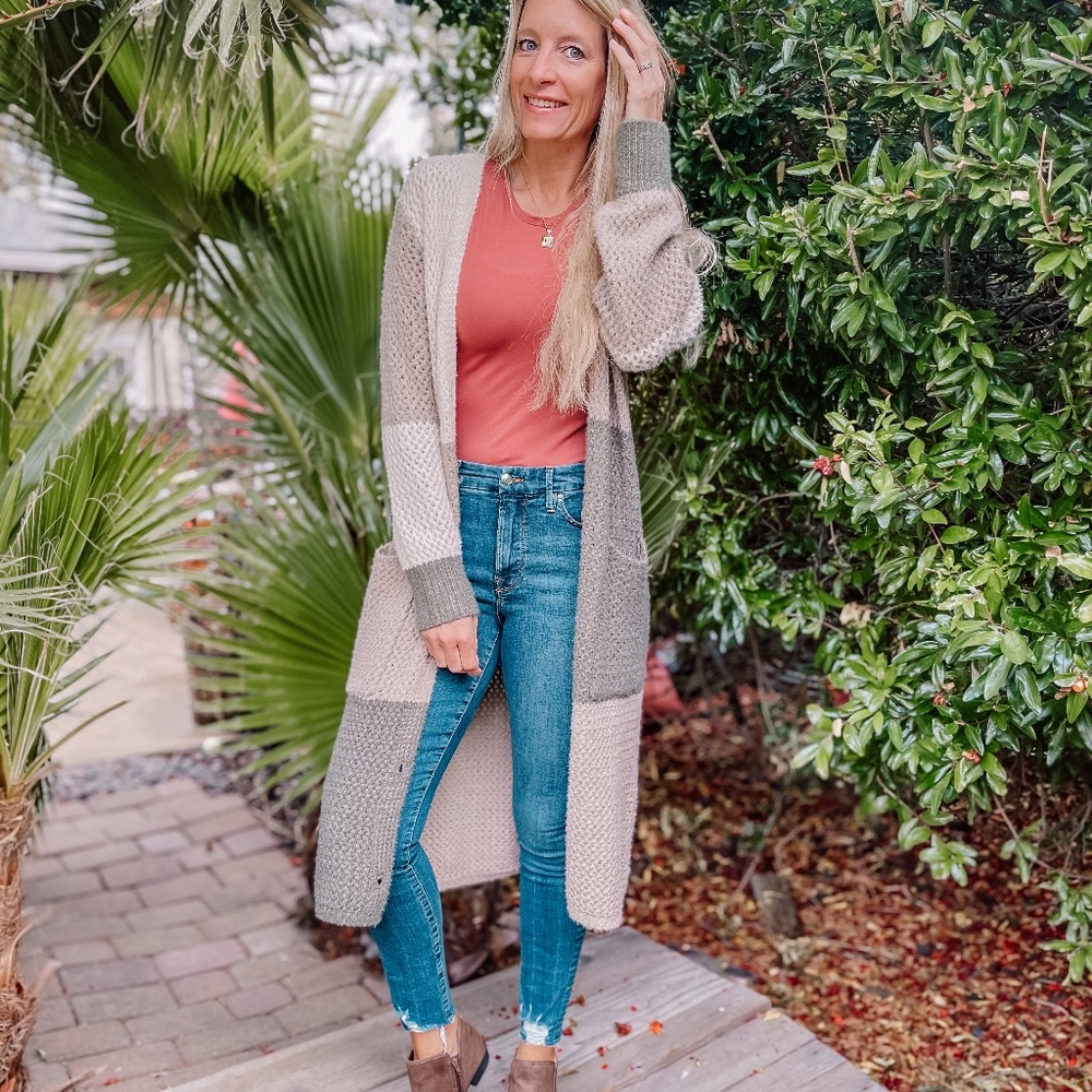 Too long cardigan